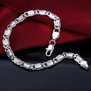 Kedja fashionabla och vackra 925 sterling silver mens halsband charmiga klassiska bröllopsgåvor högkvalitativa smycken grossist lh008 xw