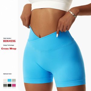 Lu Women Shorts Summer Short ight For Women ie Dye Lifting Seamless Scrunch Butt Bike Yoga Running Shorts deportivos Align LL Lemon Runni