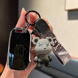 Bilnyckel TPU -bilnyckelfodral för Kia Sportage Sorento Soul 2023 Ray Telluride Cerato 2020 K5 K8 2022 Shell Fob Holder Keychain T240509