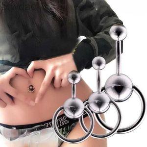 Navel Rings Sexy Ball Surgical Steel Navel Piercing Sexy Belly Piercing Ombligo Belly Button Rings Nombril Navel Ring Earrings Body Jewelry d240509