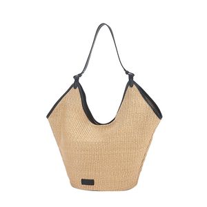 Handtasche Stroh gewebter Strandtasche Designer -Tasche Frauen 2024 neue Umhängetaschen große Kapazitätsbeutel kleiner oder großer Größe