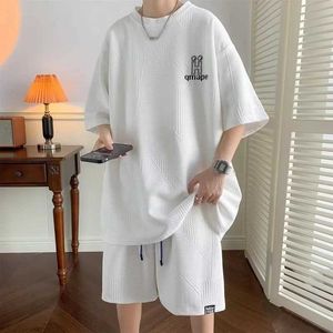 Мужские спортивные костюмы Mens Summer Set Youth Sports Summer Thin Chort Ridef