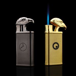 Reklam Yaratıcı Iatable Rüzgar Geçirmez Lighters Direct Fire Sivil Firecters Metal Sigara Setleri Toptan