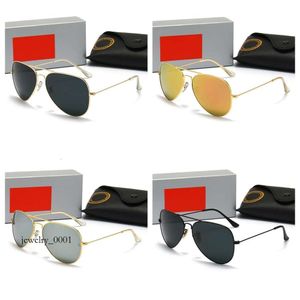 Fashion Lady Classic Brand Ray 3025 Bon Metal Frame Retro Designer Sonnenbrillen Herren- und Frauenmodelle Glaslinsen mit Box 3972