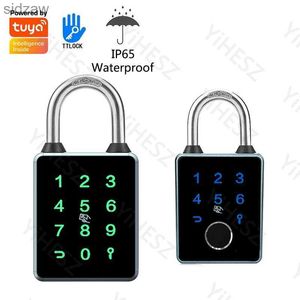 Smart Lock Tuya TTLOCK Aplicativo controla a senha impermeável CARTO IC CARD