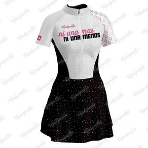 Vestidos ativos Salia de ciclismo WyndyMilla Salia feminina Triathlon Skinsuit Skins Skirt curta Ciclismo Bicicleta Fitness Run Sexy Casual Mini Little Dress Y240508