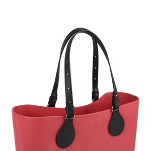 Tanqu Bidirecional Comprimento Ajustável Correia de couro plana com gotas para OBAG Basket Bucket City Chic Women Bolsa O Bolsa 240509