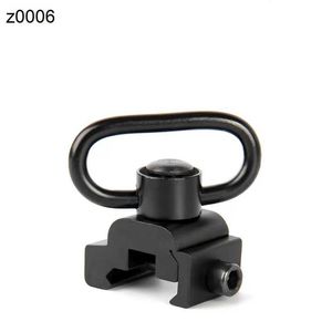 Original Tactical Accessories Qd Quick Release Detach Push Button with Base Sling Swivel Adapter Set Picatinny Rail Mount 20mm Connecting Ring rr