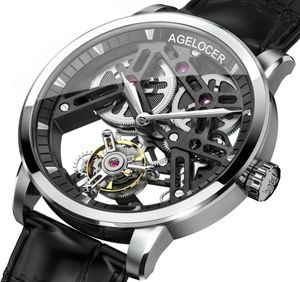Agelocer watch men wrist luxury mechanical automatic ture tourbillion wrist watch9529585