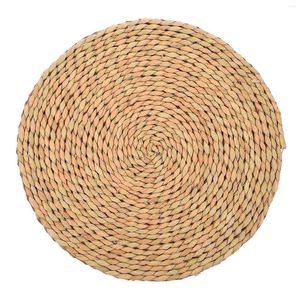 Pillow Comfortable Woven Mat Weaving Craft Indoor Seat Decorate Ground Meditation Pad Cattail Grass Outdoor Chair S