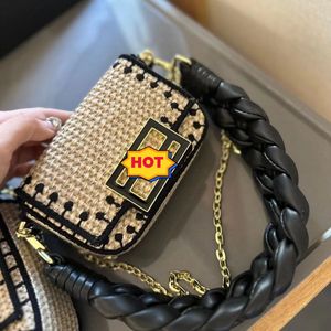 Super cute Lafite grass magnetic buckle chain small square bag temperament personality handbag large 23*5*15 factory direct sales