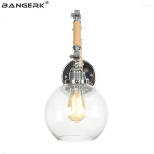 Wall Lamp Edison Industrial Vintage Loft Justera Light Sconces Glass Folding Long Arm LED Home Decor Lighting