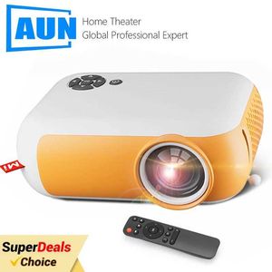 Projetores A10 portátil LED de vídeo móvel mini projector home theater media player Childrens Gift Cinema Compatible Smart TV Box 1080p HD Movie J240509