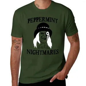 Men's Polos Peppermint Nightmares T-Shirt Funnys Hippie Clothes Funny T Shirts For Men