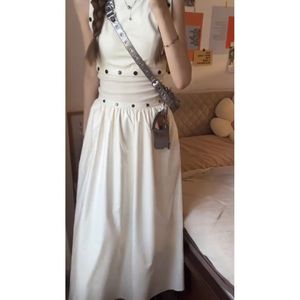 Top Multi-Wear Patchworkable Long Skirt Two Piece American Cool Girl Tank Top Summer Design Detachable Sleeveless Tank Top