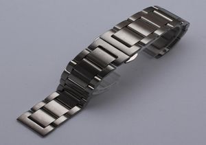 18mm 20mm 21mm 22mm Metal Borsted Watch Armband Rostfritt stål Watchband för Samsung Gear S2 Sport Watch Wrist Band8592908