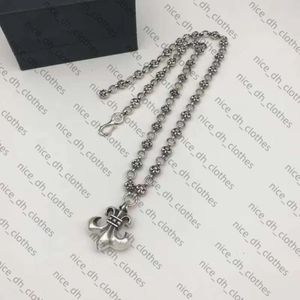 2024 Chromes HESRTS Designer Brand Cross CH Ожерелье для женщин Chromes High Boat Anchor Clound Sendation Silver Platen