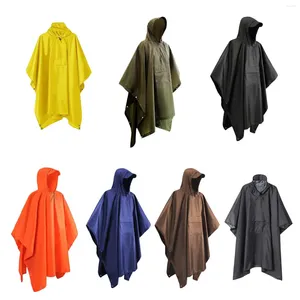 Regenmäntel Regen Poncho wiederverwendbare leichte Plane für Erwachsene Unisex Outdoor