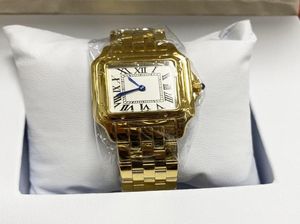 新しい女性の時計ダイヤル高品質の高級ブランドゴールドシルバーステンレス鋼製クォーツバッテリーレディウォッチ7790253