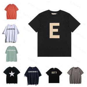 Designer mens T Shirt ESS FG tees 1977 brand essen shirt tials T Shirt Casual comfortable breathable half sleeve top fashion women shorts Cool Shorts Sleeve Clothes mn