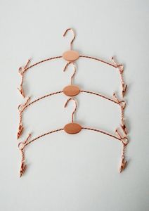 2 styles Metal Lingerie Hanger With Clip Bra Hanger and Underwear Briefs Underpant Display Hangers2655590