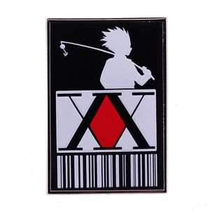 Hunter*Hunter Japanese Lapel Pin för ryggsäckar Womens Brooch Anime Portfölj Badge Emamel Pin smycken Tillbehör gåva till fans