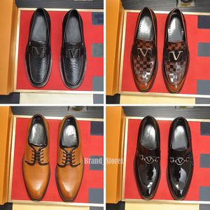 Männer Designer-Ladungsstaatsschuhe luxuriöser italienischer Klassiker Gold Moccasins Kleiderschuhe Schwarzweiß Echtes Leder Büro Hochzeits Walk Drive Schuhe Größe 38-45