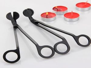 Stainless Steel Candle Wick Trimmer Oil Lamp Trim scissor tijera tesoura Cutter Snuffer Tool Hook Clipper in black SN28278988063