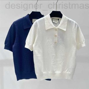 Kobiety Doman Knits Designer 24 Summer Womens Polo Obroź