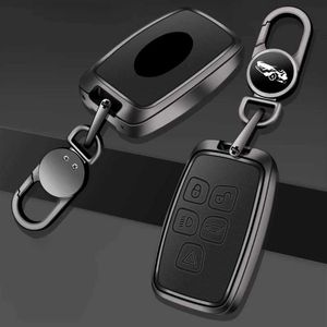 Chiave di auto in lega di zinco+cuoio Case Remote Key Case FOB per Land Rover Range Rover Sport Evoque Freelander per Jaguar XF XJ XE XJL XF T240509