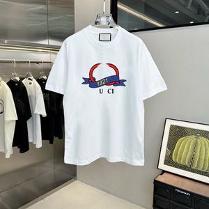 Womens Designer T Shirts Mens T-Shirts Couple Classic White Shirt Man Casual Fashion Loose Short Sleeve Lovers Luxury Streetwear Summer Clothes CXD240592