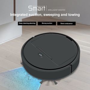 6000Pa Smart Robot Vacuum Cleaner Charging USB 3in1Smart Spray Spray Spray Sweeper Limpeza molhada seca 1200mAh 240506