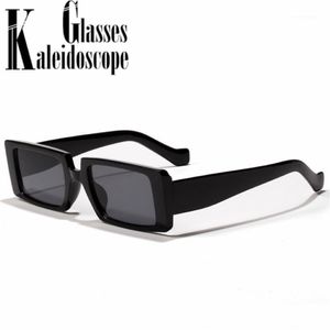 Vintage prostokąta okulary przeciwsłoneczne kobiety Mężczyźni Klasyczne cukierki Kolor okularów Słońca Kobiece duże ramy okulary przeciwsłoneczne Uv400 Loparda 299Q