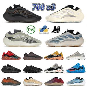 Top Quality 2024 Designer 700 V3 Azael Alvah Men Women Running Running Shoes Copper Fade Runner Vanta Men Dhgate Big Size Sports Sneakers 36-46