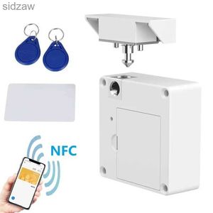 Smart Lock Smart door lock invisible cabinet lock IC card NFC unlocking smart furniture lock WX