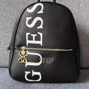 70% Off Gus Home New Trendy Leisure Simple Solid Color Letter Large Capacity Backpack Mommy Bag