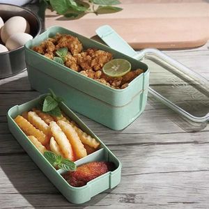 Сумки для ланч -коробки 900 мл продовольственного контейнера для еды Bento Box Японская тепловая коробка для закуски для детей с утечкой для детей.