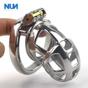 Other Health Beauty Items NUUN Mens Chastity Cage Allen Lock with Built In Key Sissy Penis Ring Adult Intimate BDSM Upright Refusal 18 Store Q240508