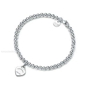 Дизайнерский браслет Love Heart Bracelet 925Silver Дно для подруги для подруги Souvenir Gift Fashion Charm DesignerJewelry P291