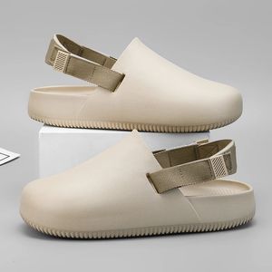 Summers Clogs Man Kapcieczki Mężczyźni płaskie muły Sandały plażowe Szybkie suszenie butów wodnych Prace Casual Garden Lekki 240426