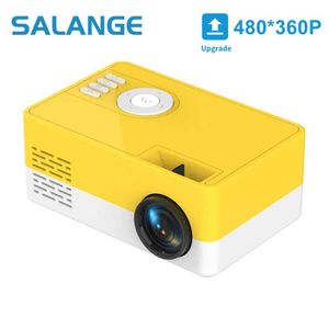 Проекторы Salange J15 Mini Portable Projector поддерживает 1080p Видео Home Media Player Pocket Video Movie Gifts J240509