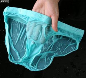 Underpants 12PCS Breathable Mens Briefs Nylon Seamless Ice Silk Underwear UltraThin Cueca Low Rise Soft Plus Size9007405