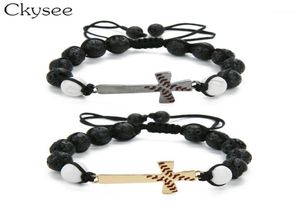 Ckysee Macrame intrecciato a mano BCK VE Stone Bracciale Bracciale Bracciale Bracciale per donne e Men16386205