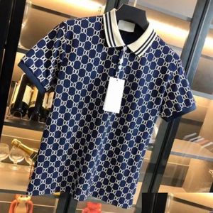 Mens Polos New Stylist Shirts Luxury Italy Designer Roupas de manga curta Moda de verão Camista