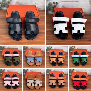 2024 Designer Men Slifors Designer Sandals in pelle Sandali Izmir Flip Flop Oran Heritage Calfskin Sandals Summer Lanzy Beach Casual Slides casual Slide