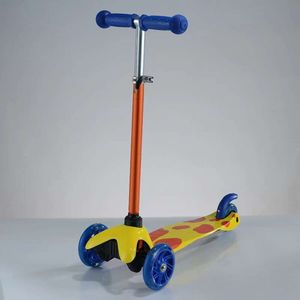 Chłopcy i dziewczęta Trójwardy hulajnokrotu Roller PU Flash dla dzieci w wieku od 1-3 do 6