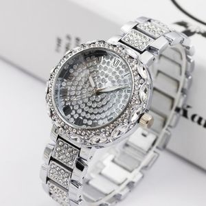 Women's Watches Women Golden Watch for Lady Luxury Designer Brand Crystal Diamond Armband Quartz Wristwatch Relogio Feminino Wris 2359