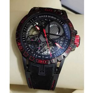 Mens Mekanik Otomatik Roge Dubui Dolby Excalibur Örümcek Serisi 46mm İzle Tam İçi Boş Kemer F için Tasarımcı Lüks Saatler