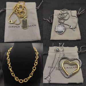 dy men ring ring david yurma rings for woman designer jewelry sier dy necklace mens jewelry man boy lead gift party高品質のデビッドヤーマネックレス710