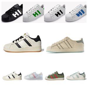 New Designer Shoes men Women Zapatos Casual Sneakers Superstar Solar Green Pink Glow Gum OG Original Jogging running Trainers